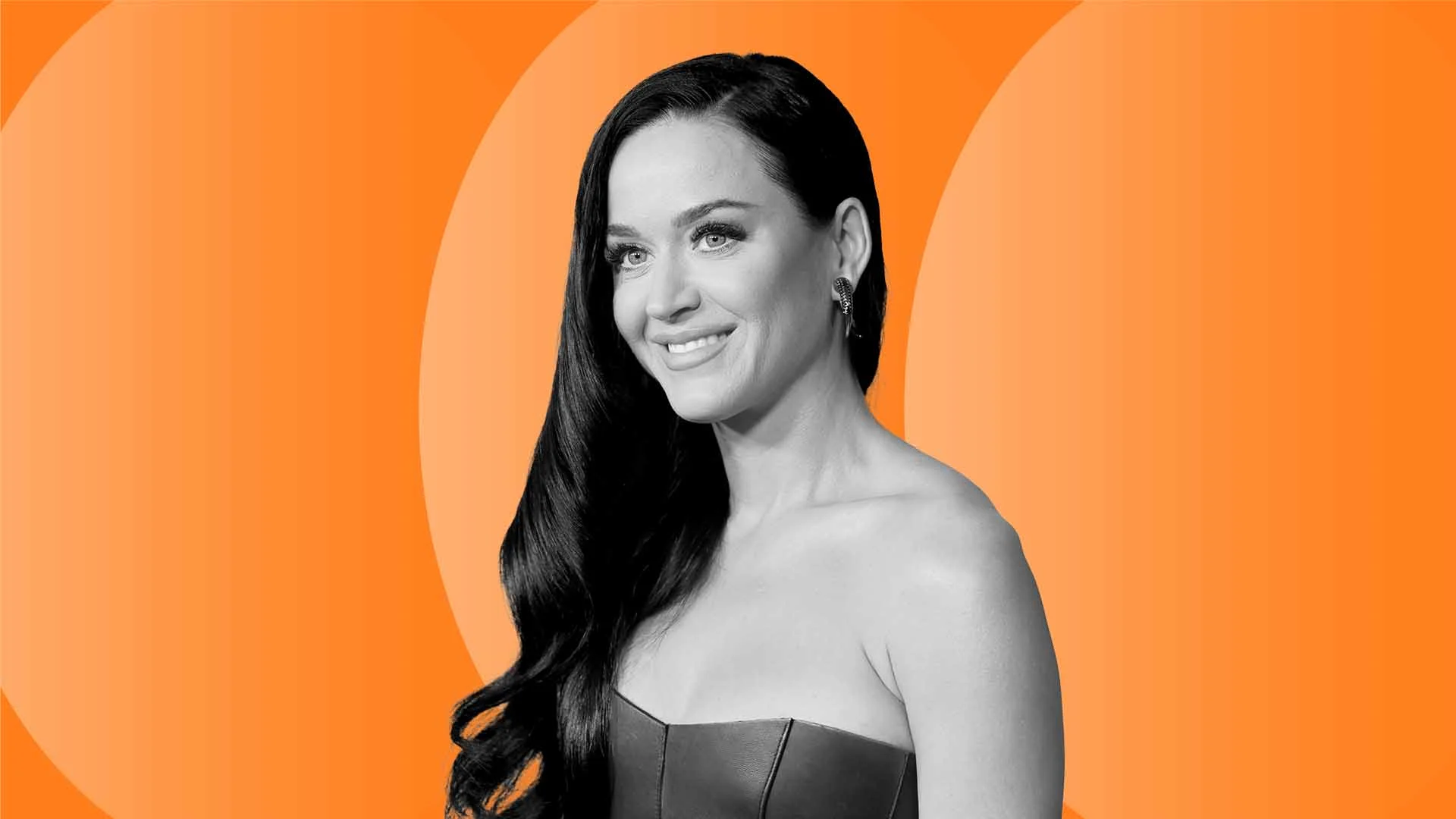 katy perry orange dress Katy Perry Rocks Tasteful Tangerine While Honoring Bruce Springsteen (PHOTOS)