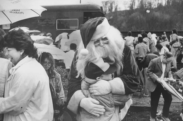 Coal Country Sees Santa Train as a Symbol of Hope