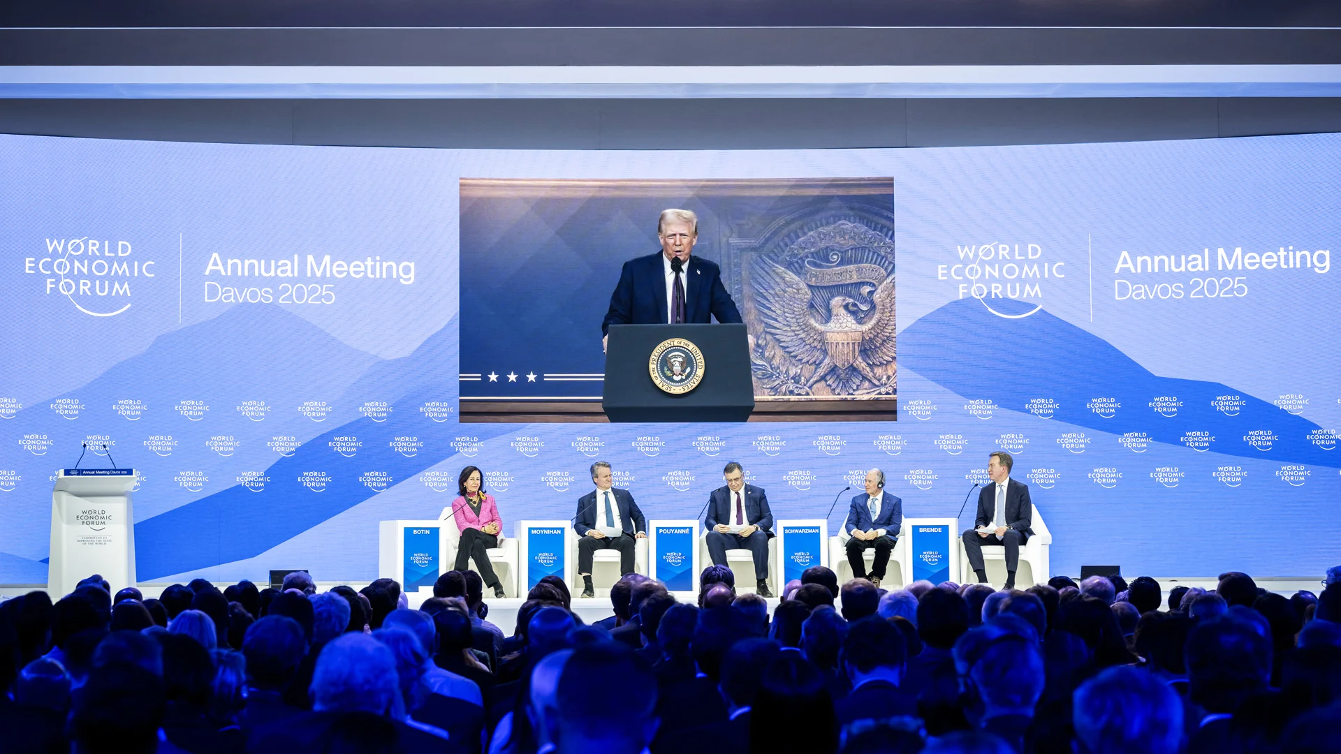 Trump Tells Davos Crowd He Will Demand Lower Interest Rates, Oil Prices