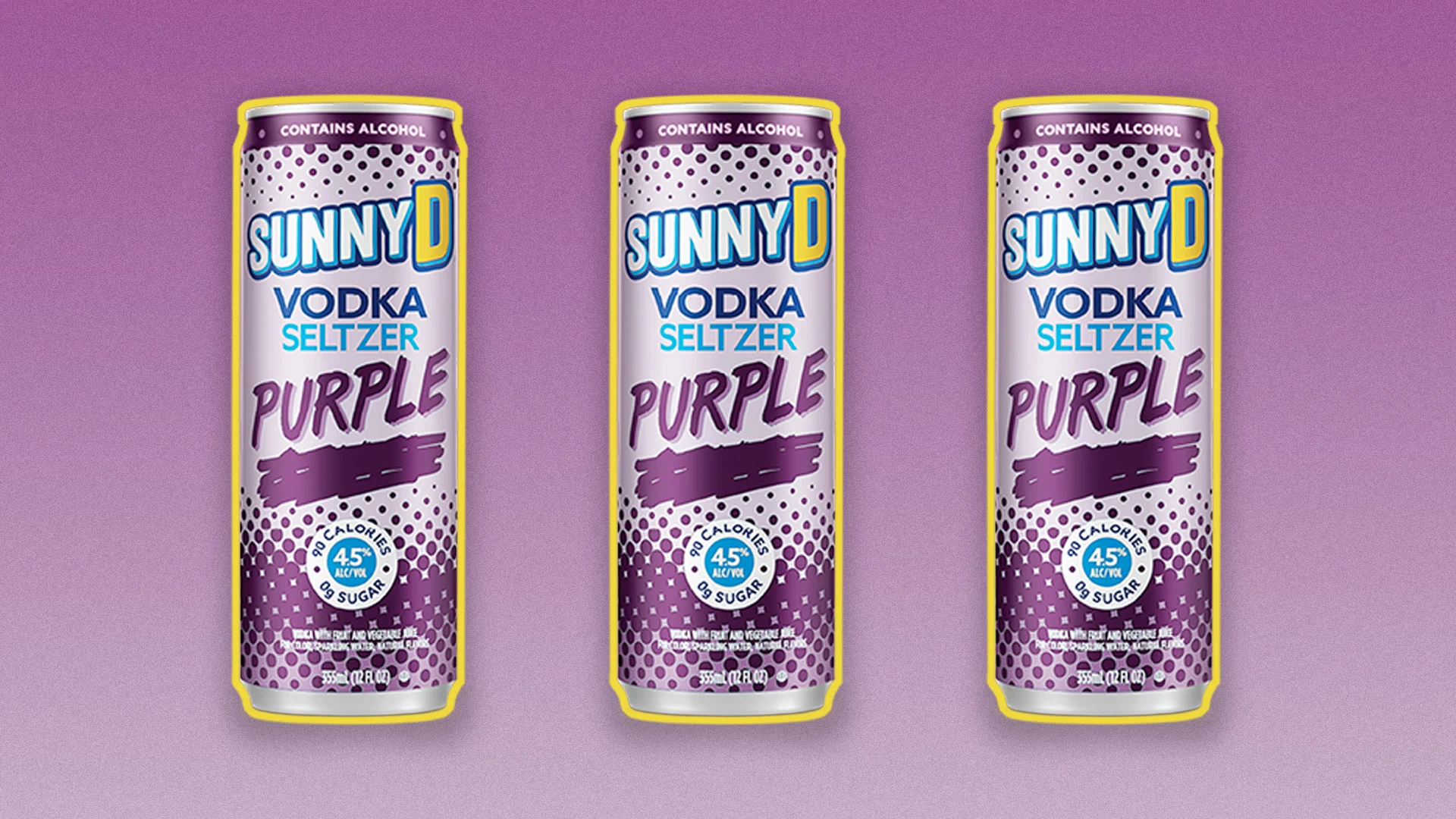 Sunny D Revives ’90s Meme With Purple Hard Seltzer