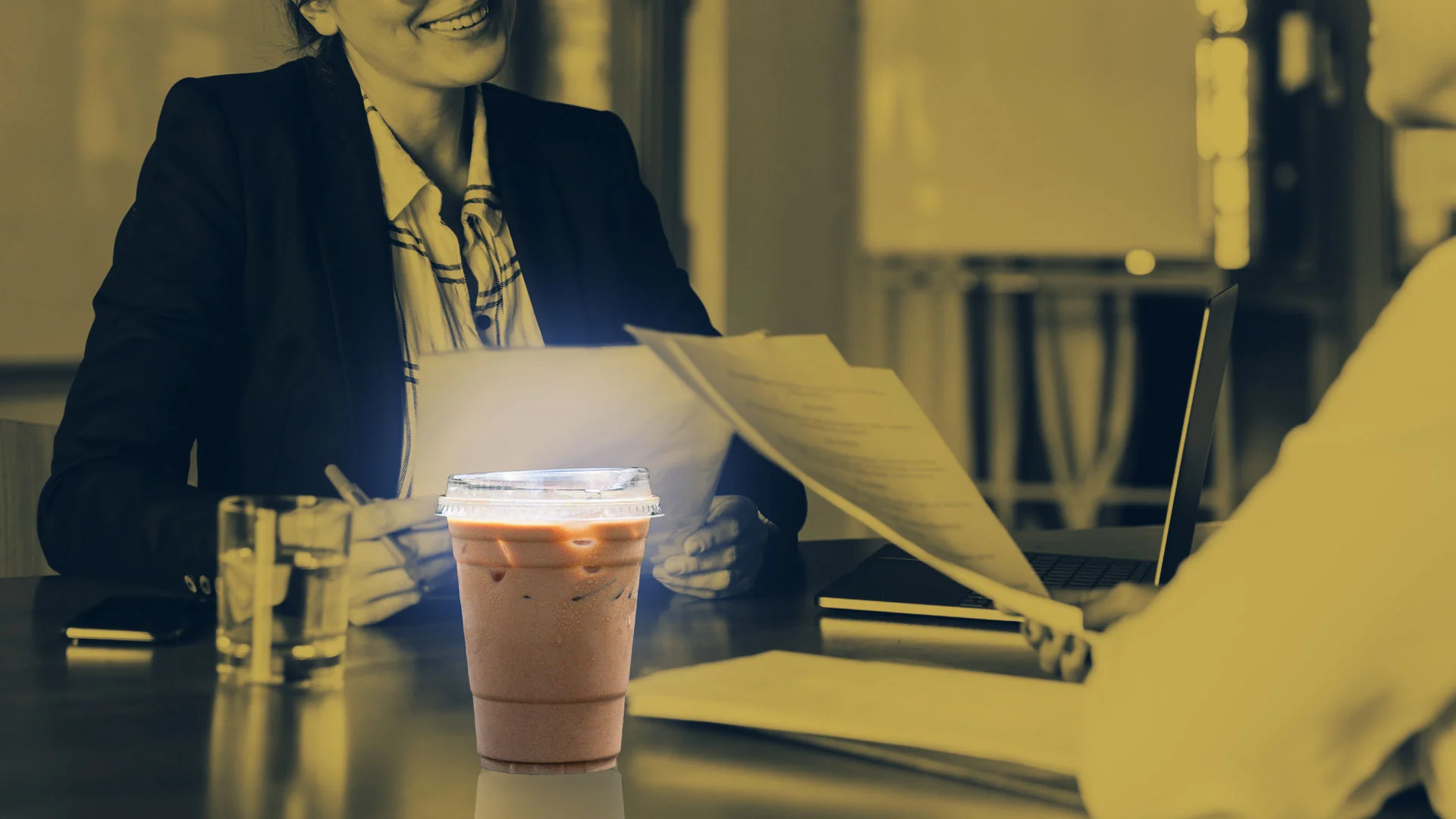 Yes, You Should Leave Your Iced Coffee in the Car Before a Job Interview
