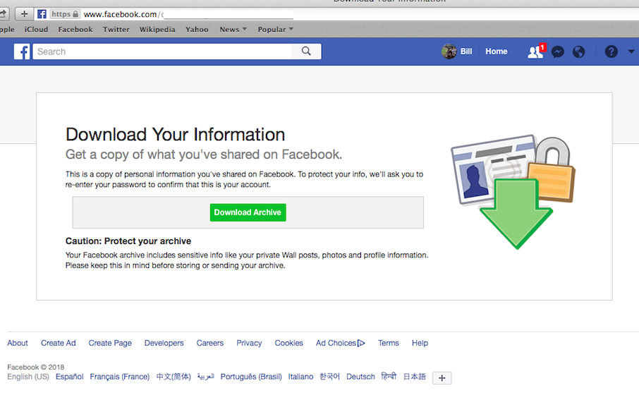 With 5 Quick Clicks, You Can See All the Data Facebook Has on You (I ...