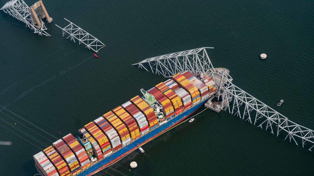 How Baltimore's Key Bridge collapse will affect supply chains and
