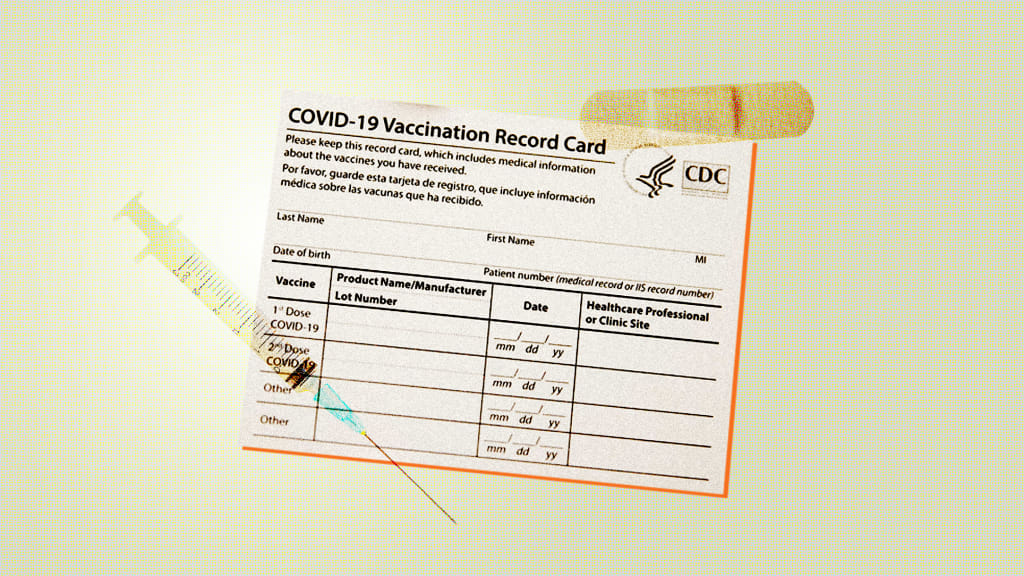 cvs covid vaccination card
