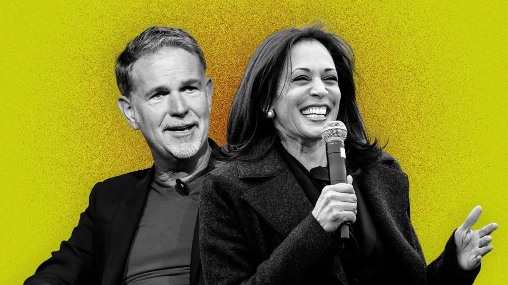 Netflix Co-Founder Reed Hastings Gives $7 Million to a Pro-Harris PAC