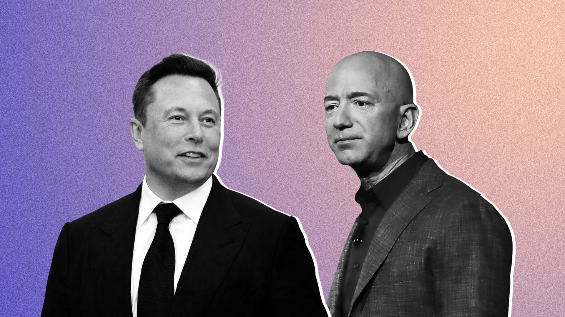 Elon Musk and Jeff Bezos.