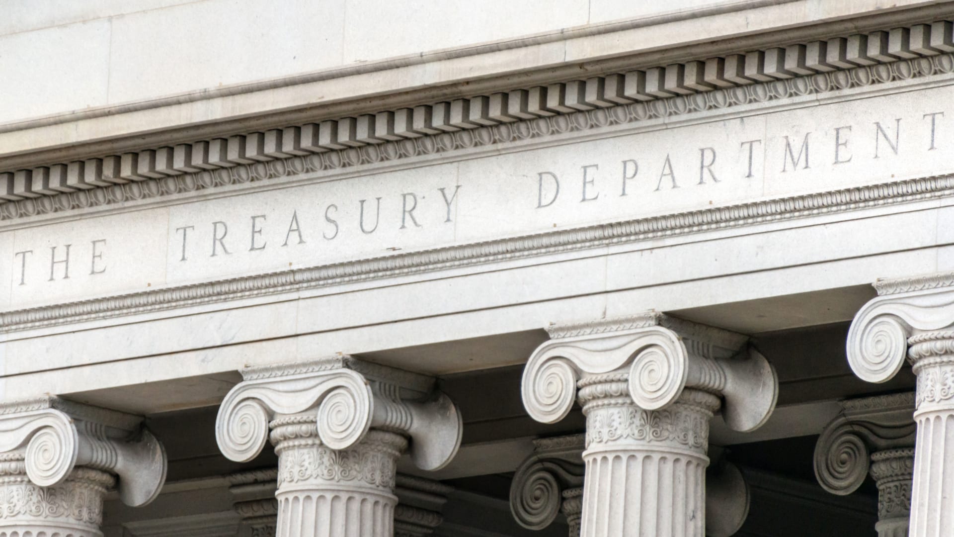 The Treasury Building in Washington, D.C.