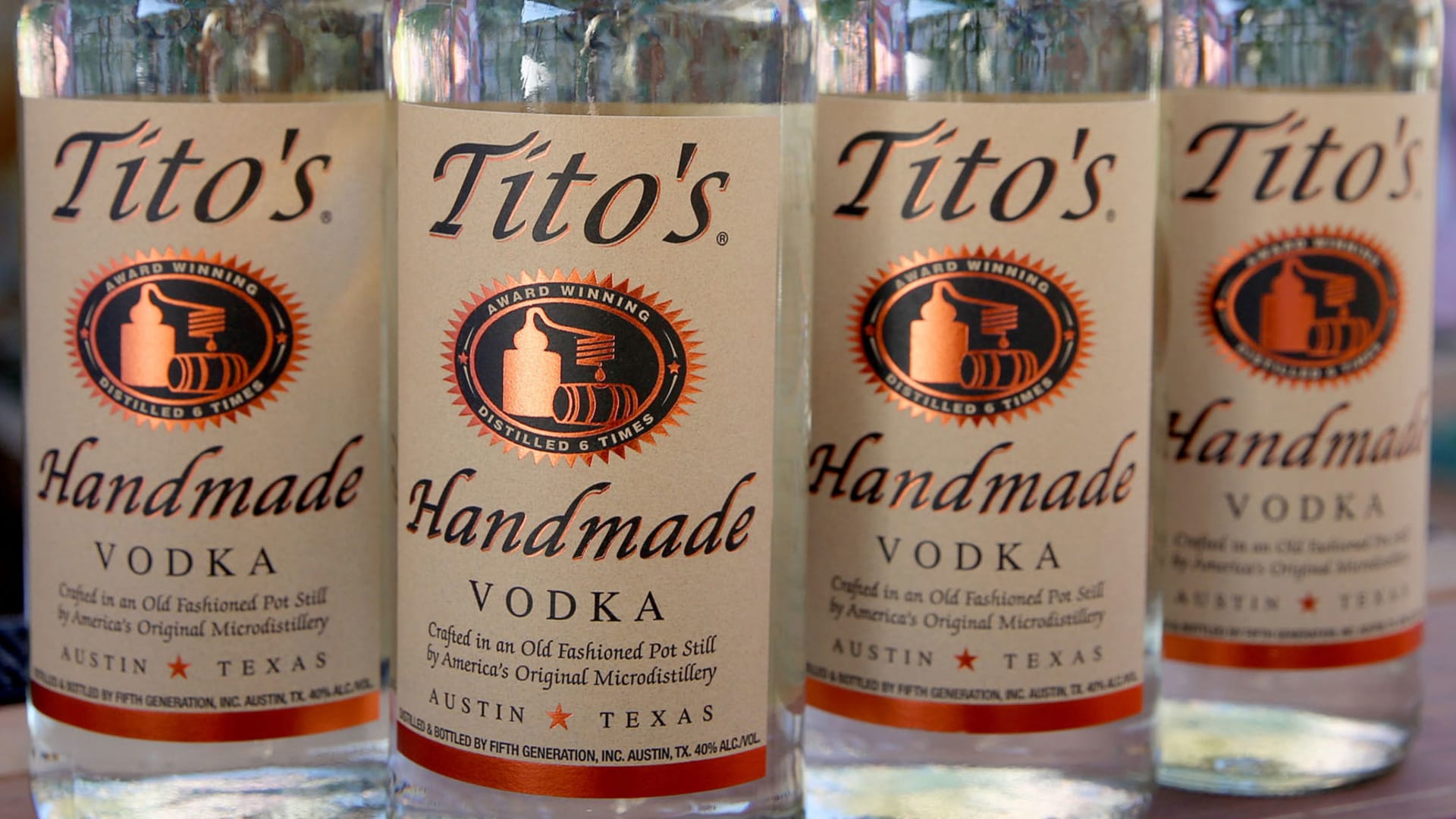 Tito's vodka.