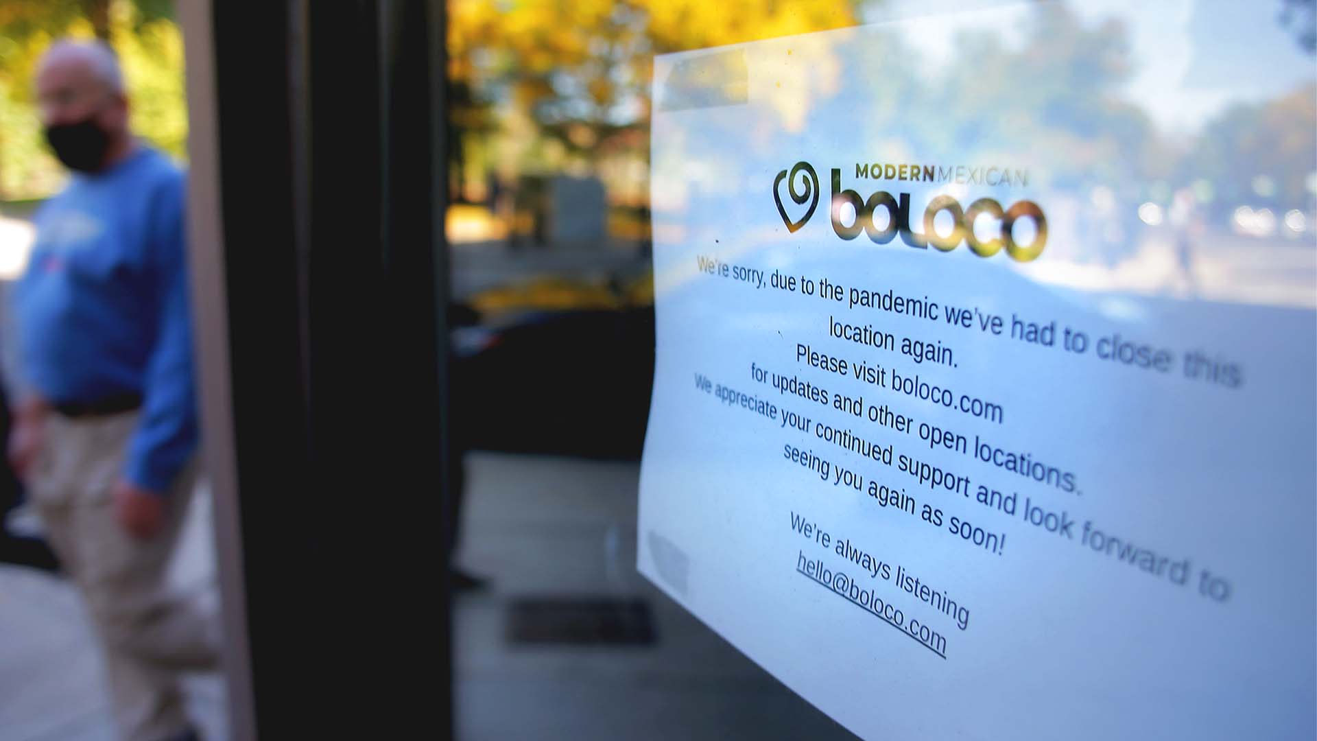 A closed location at Massachusetts-based restaurant chain Boloco. 