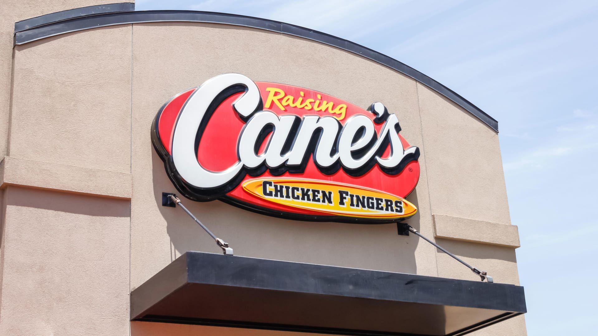 A Raising Cane's Chicken Fingers restaurant.