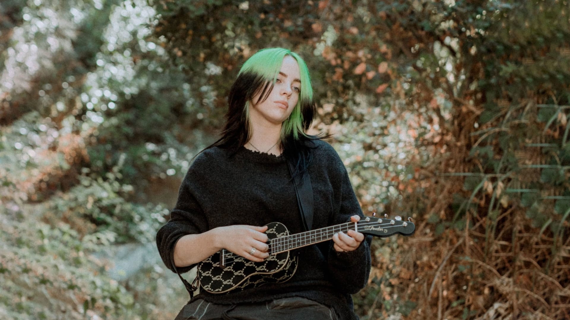 It’s a string thing. Billie Eilish learned to play-- 16 million people want to join her.