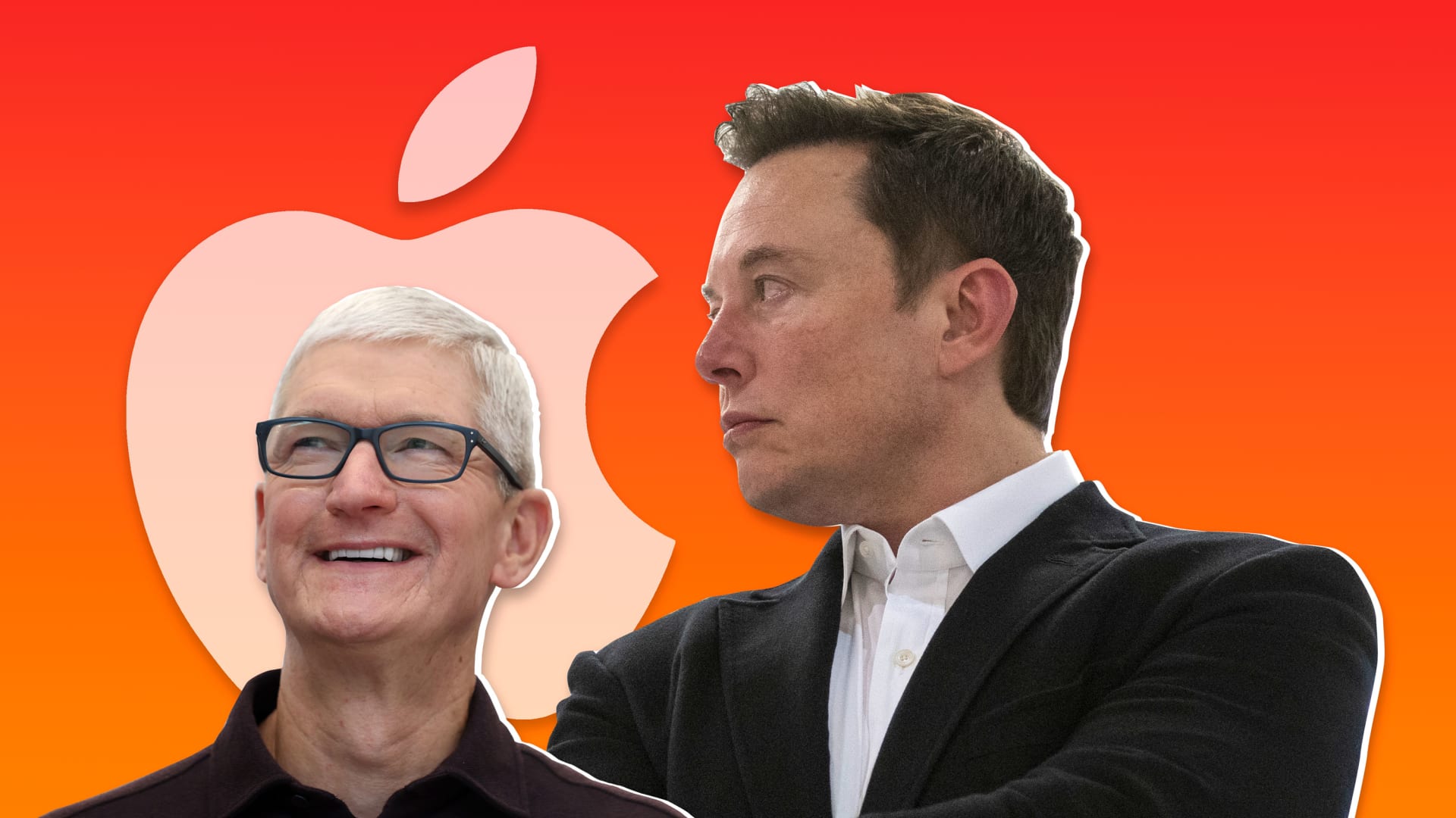 Tim Cook and Elon Musk.