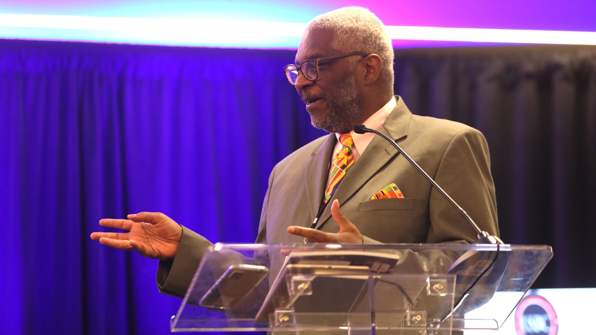 John W. Templeton gives a speech at the U.S. Black Chambers in Washington, D.C., on July 14, part of the runup to the 19th annual Journal of Black Innovation National Black Business Month.