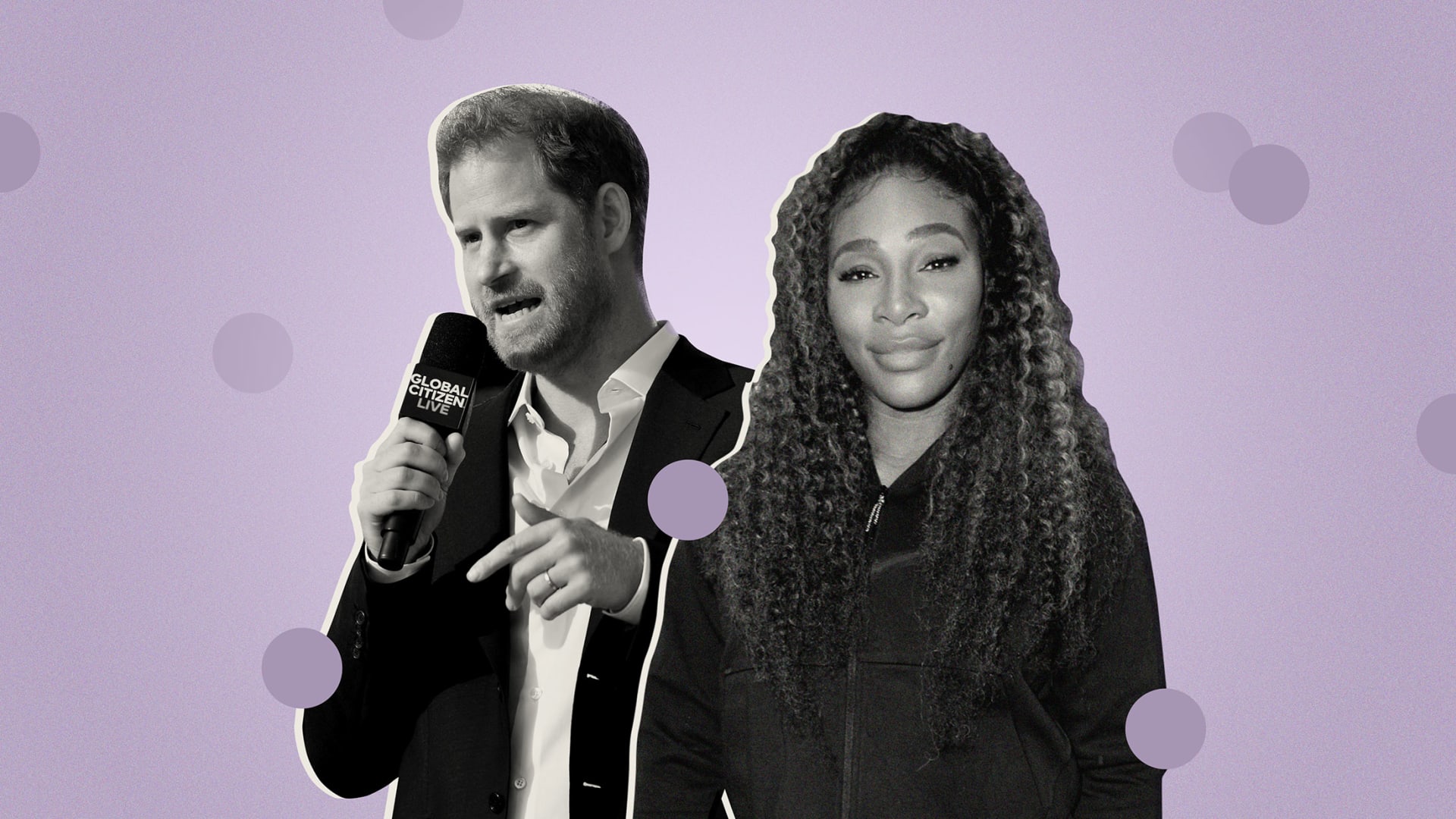 Prince Harry and Serena Williams.