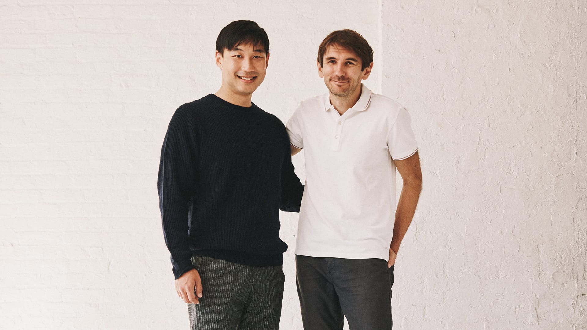 Noom co-founder and CEO Saeju Jeong, left, and co-founder Artem Petakov.