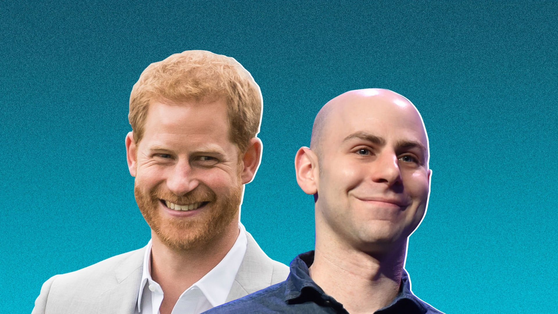 Prince Harry and Adam Grant. 